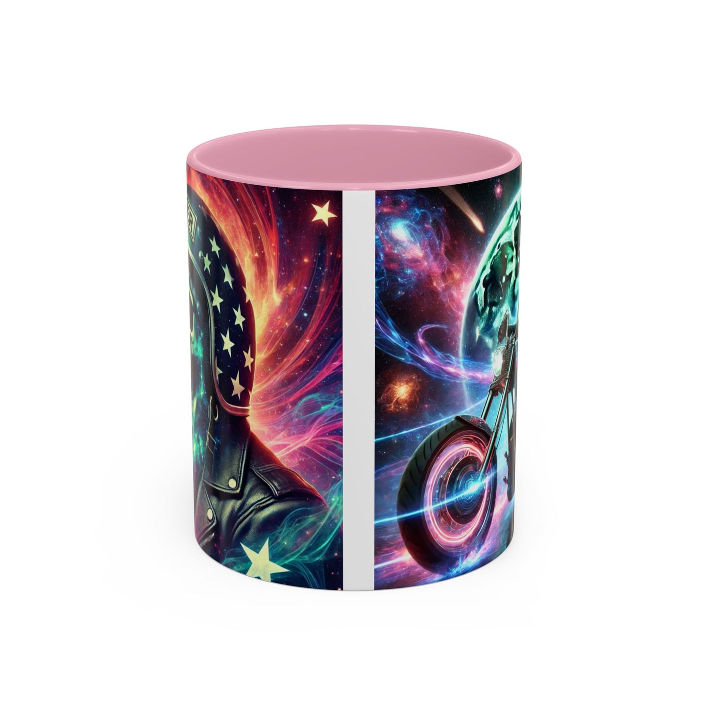 Cosmic Biker Coffee Mug - Colorful 11oz & 15oz