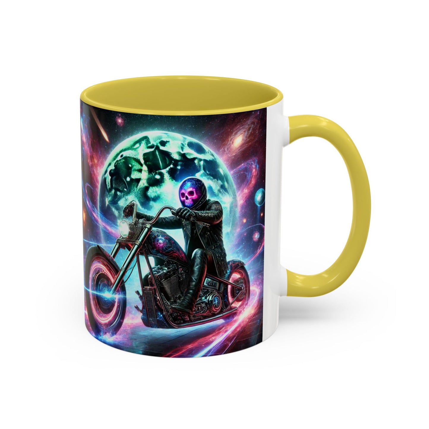 Cosmic Biker Coffee Mug - Colorful 11oz & 15oz