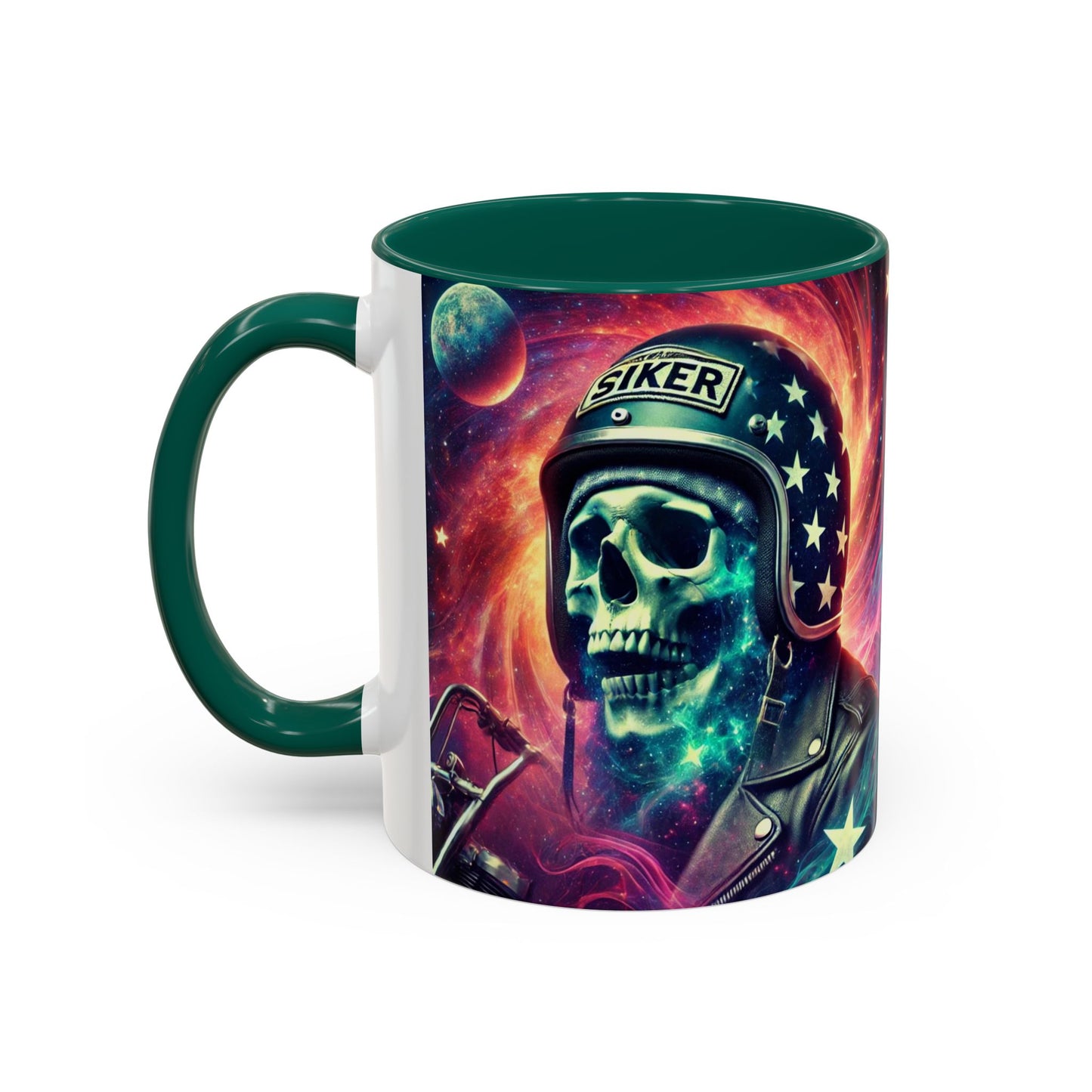 Cosmic Biker Coffee Mug - Colorful 11oz & 15oz