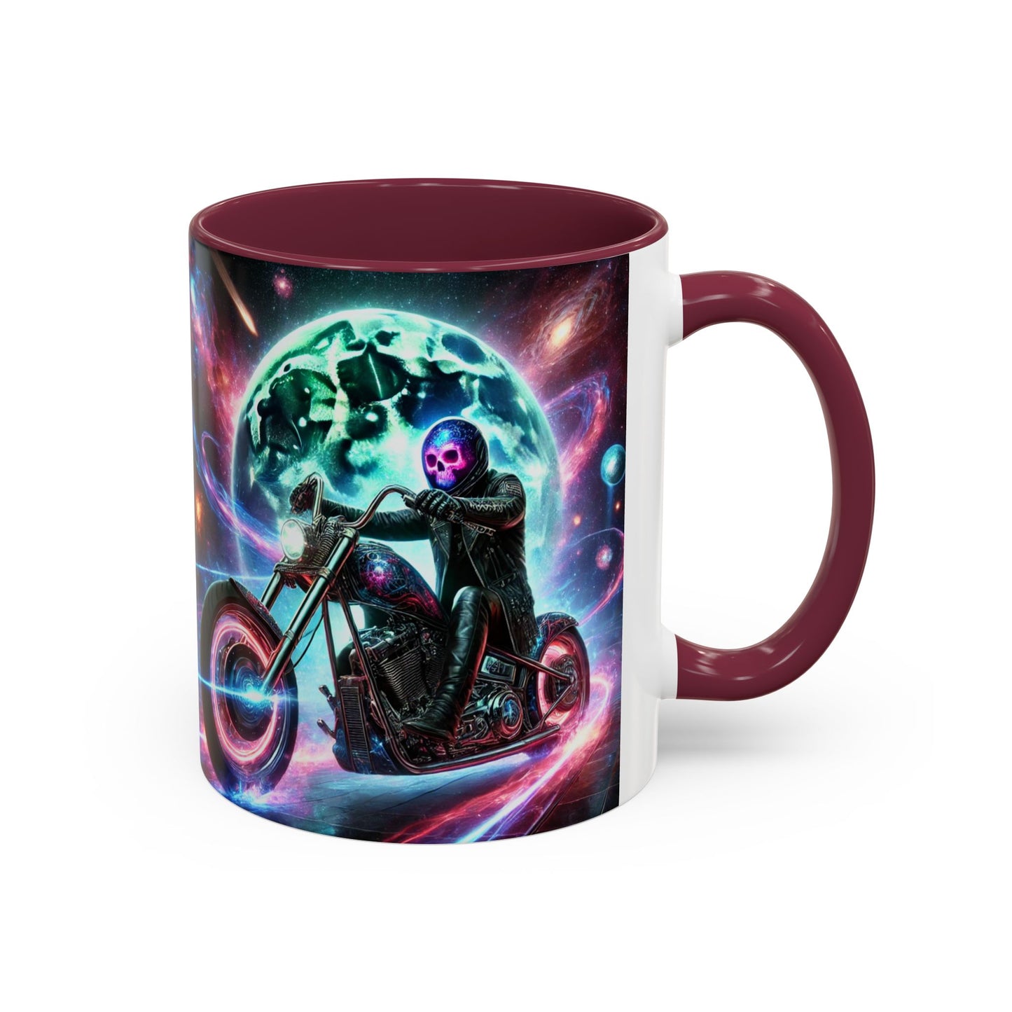 Cosmic Biker Coffee Mug - Colorful 11oz & 15oz