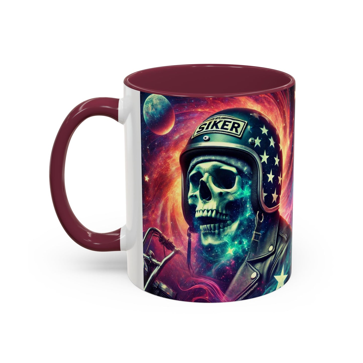 Cosmic Biker Coffee Mug - Colorful 11oz & 15oz