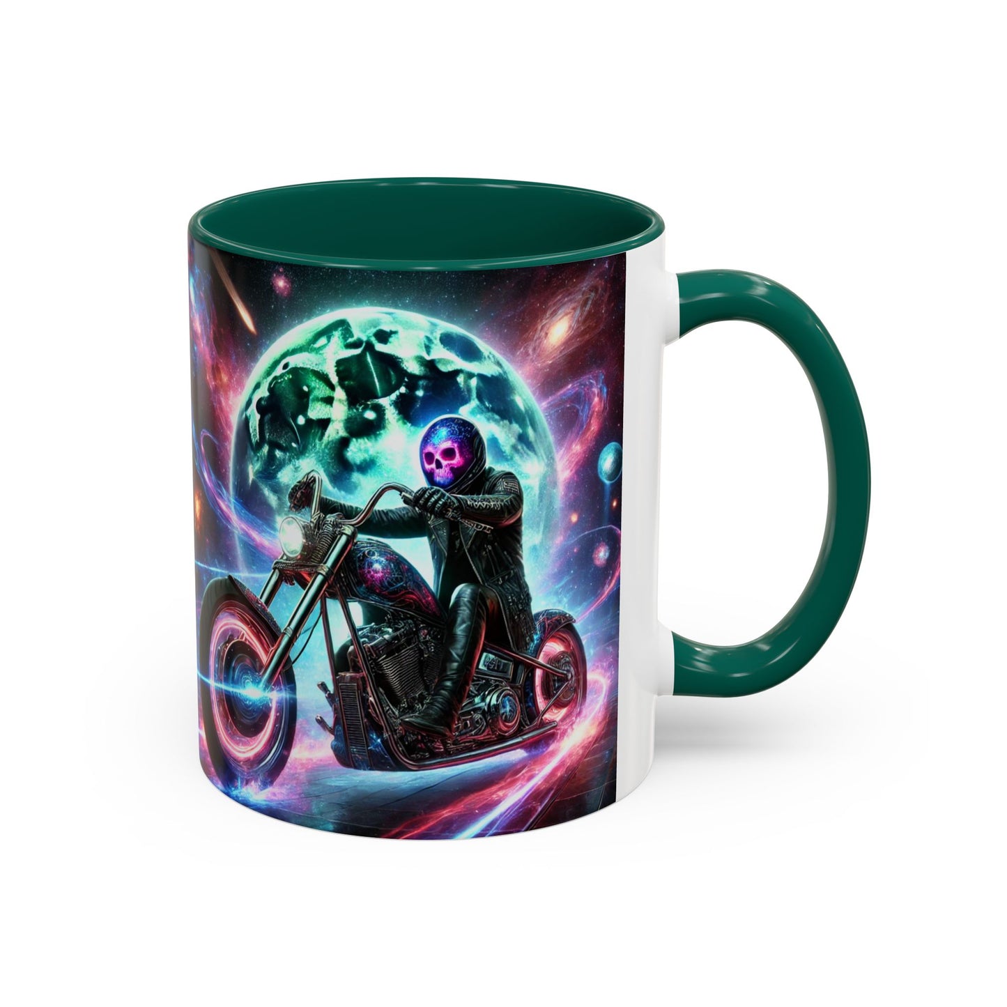 Cosmic Biker Coffee Mug - Colorful 11oz & 15oz