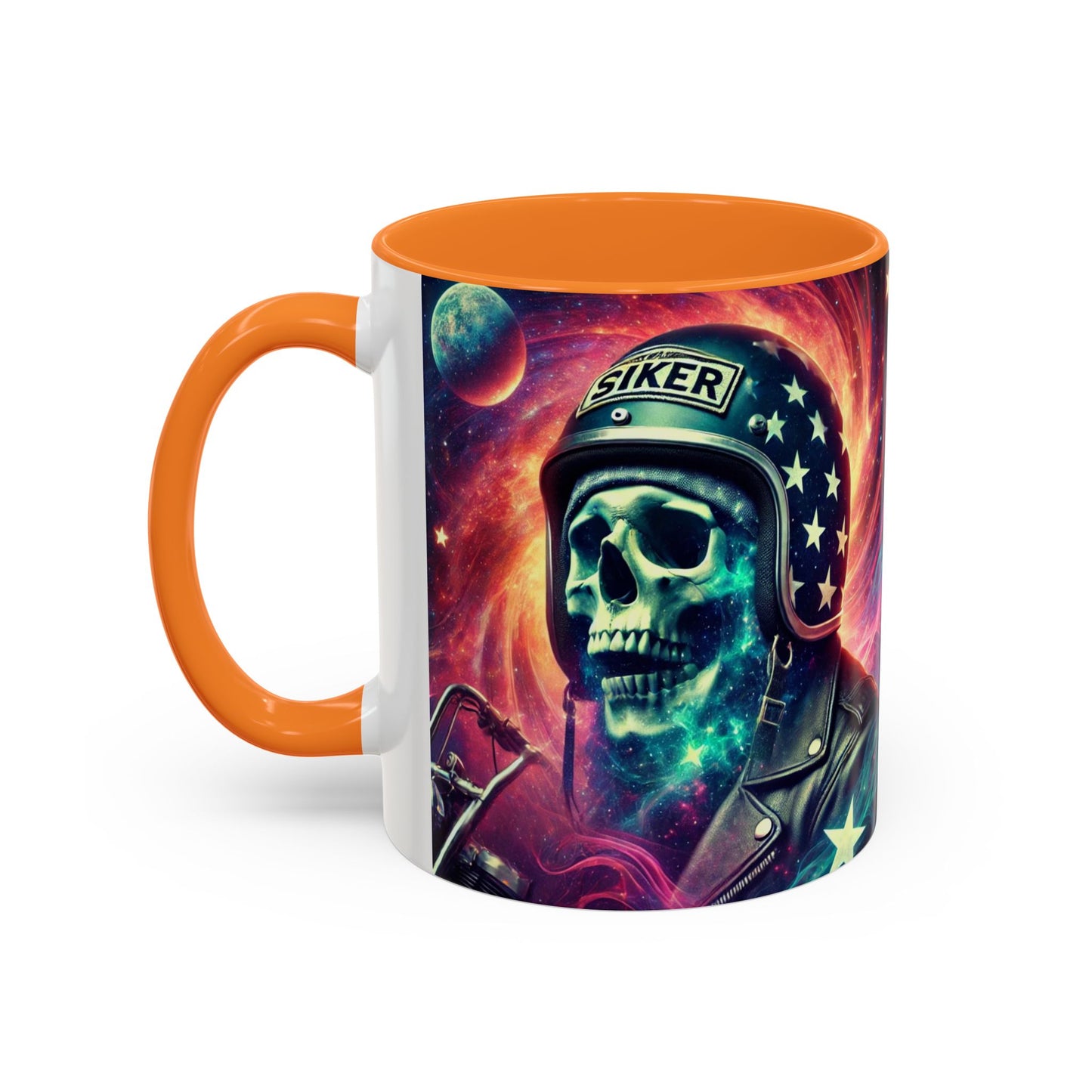 Cosmic Biker Coffee Mug - Colorful 11oz & 15oz