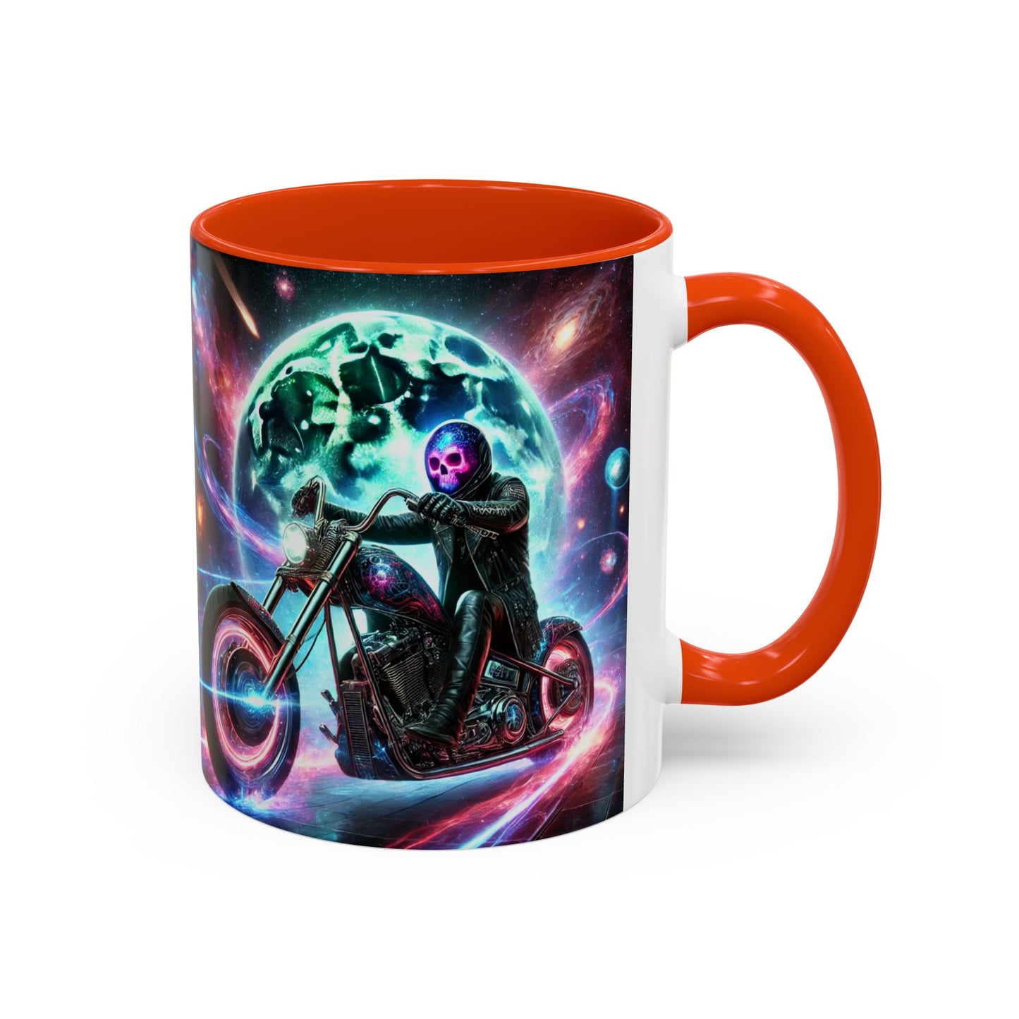 Cosmic Biker Coffee Mug - Colorful 11oz & 15oz