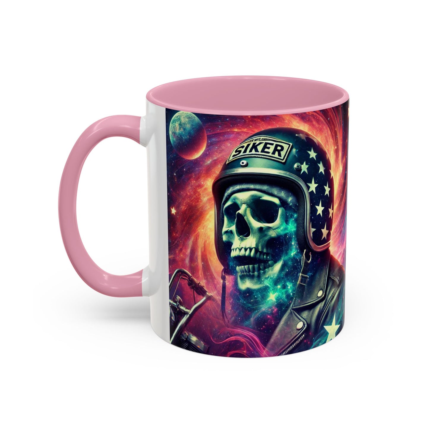 Cosmic Biker Coffee Mug - Colorful 11oz & 15oz