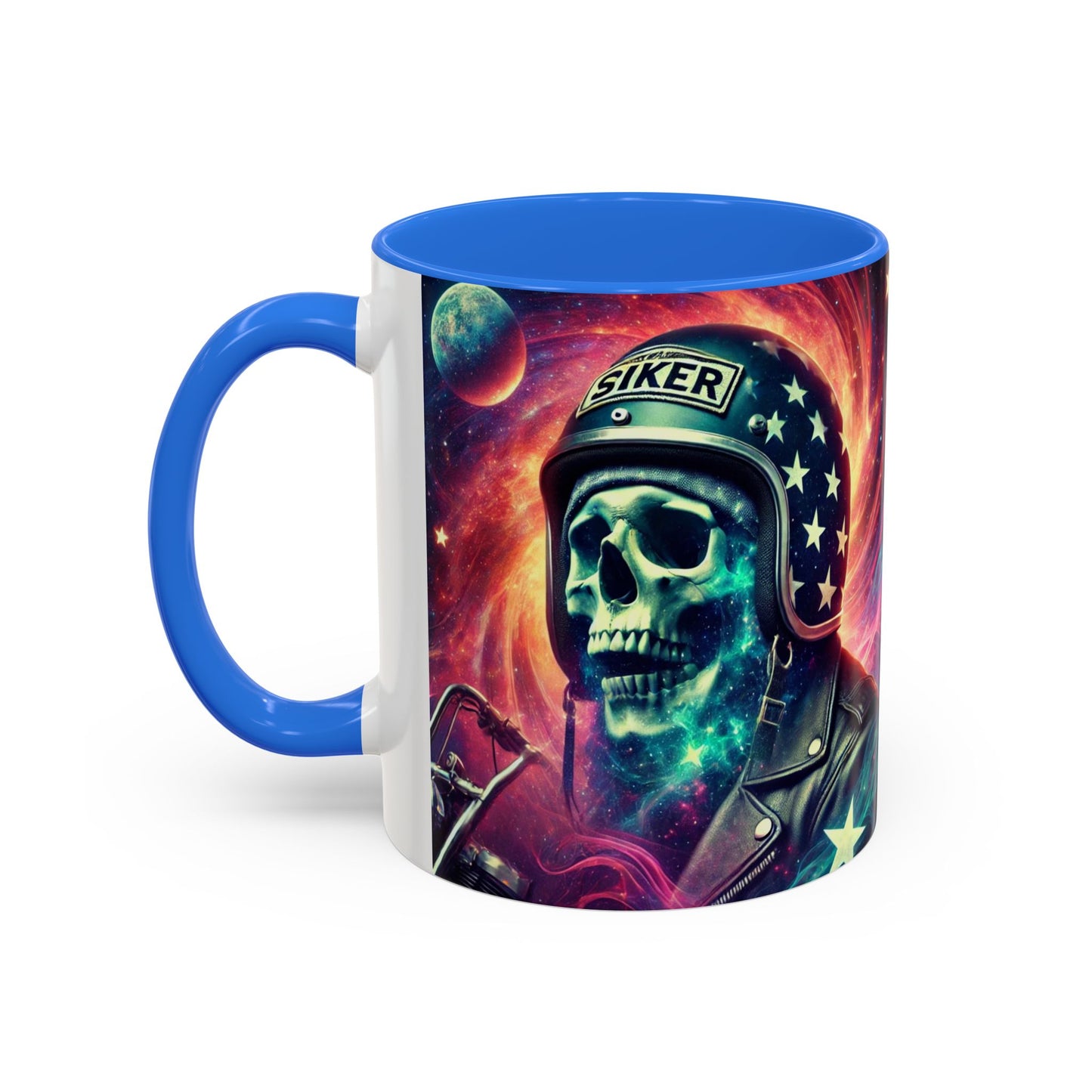 Cosmic Biker Coffee Mug - Colorful 11oz & 15oz