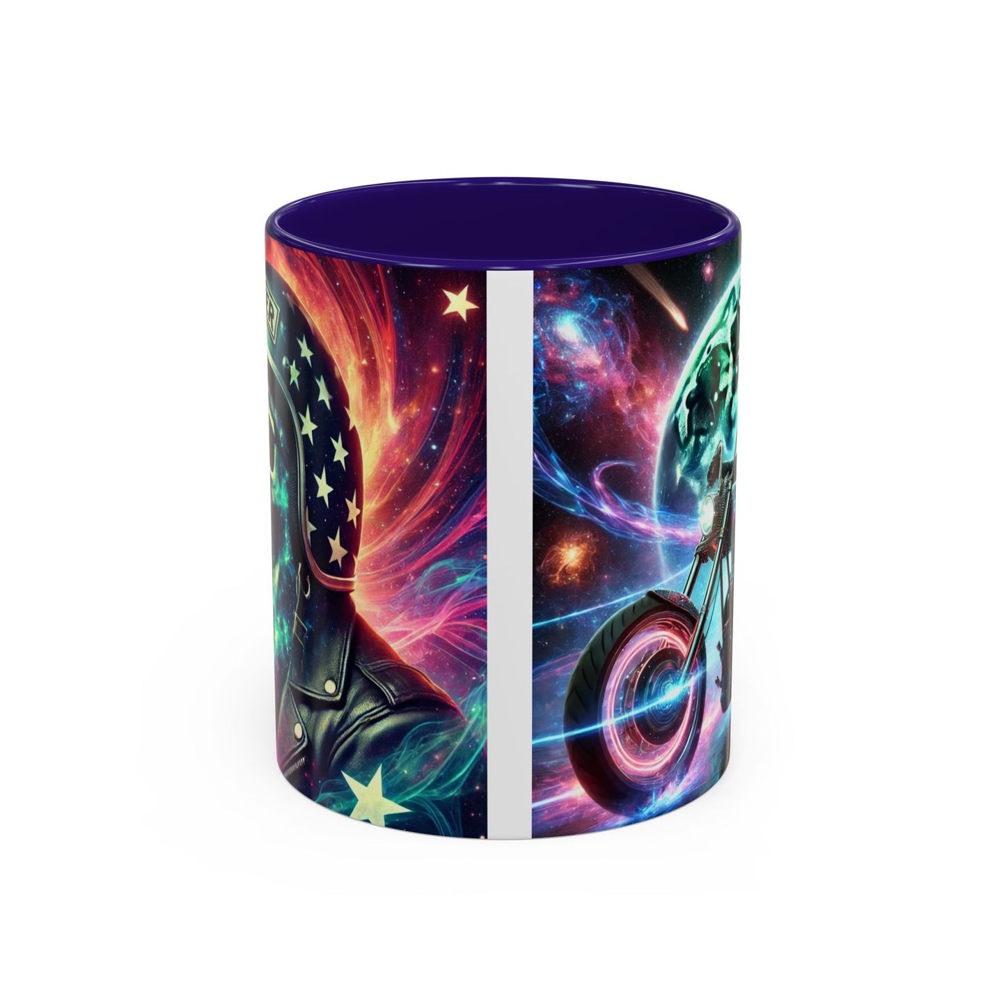 Cosmic Biker Coffee Mug - Colorful 11oz & 15oz