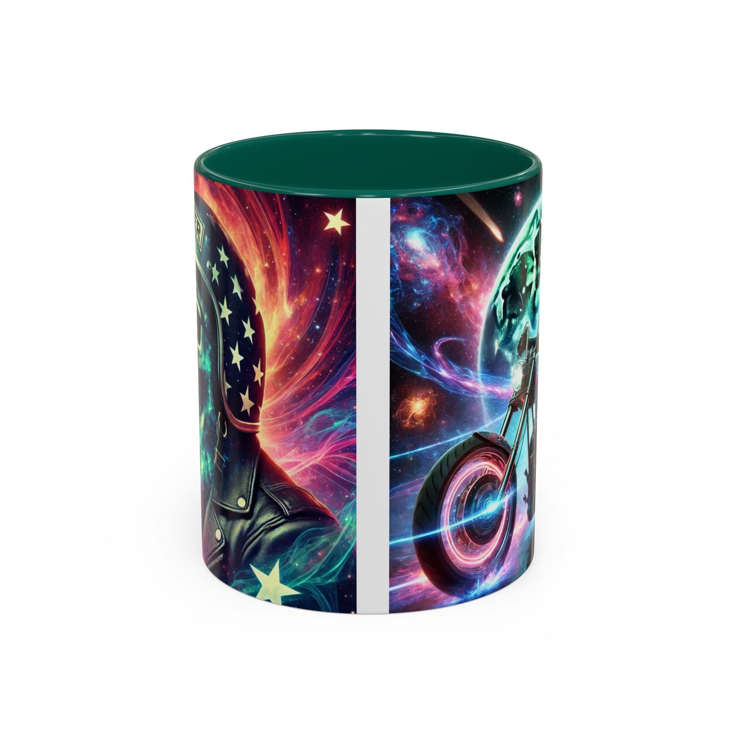 Cosmic Biker Coffee Mug - Colorful 11oz & 15oz