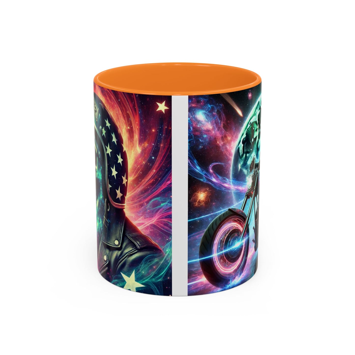 Cosmic Biker Coffee Mug - Colorful 11oz & 15oz