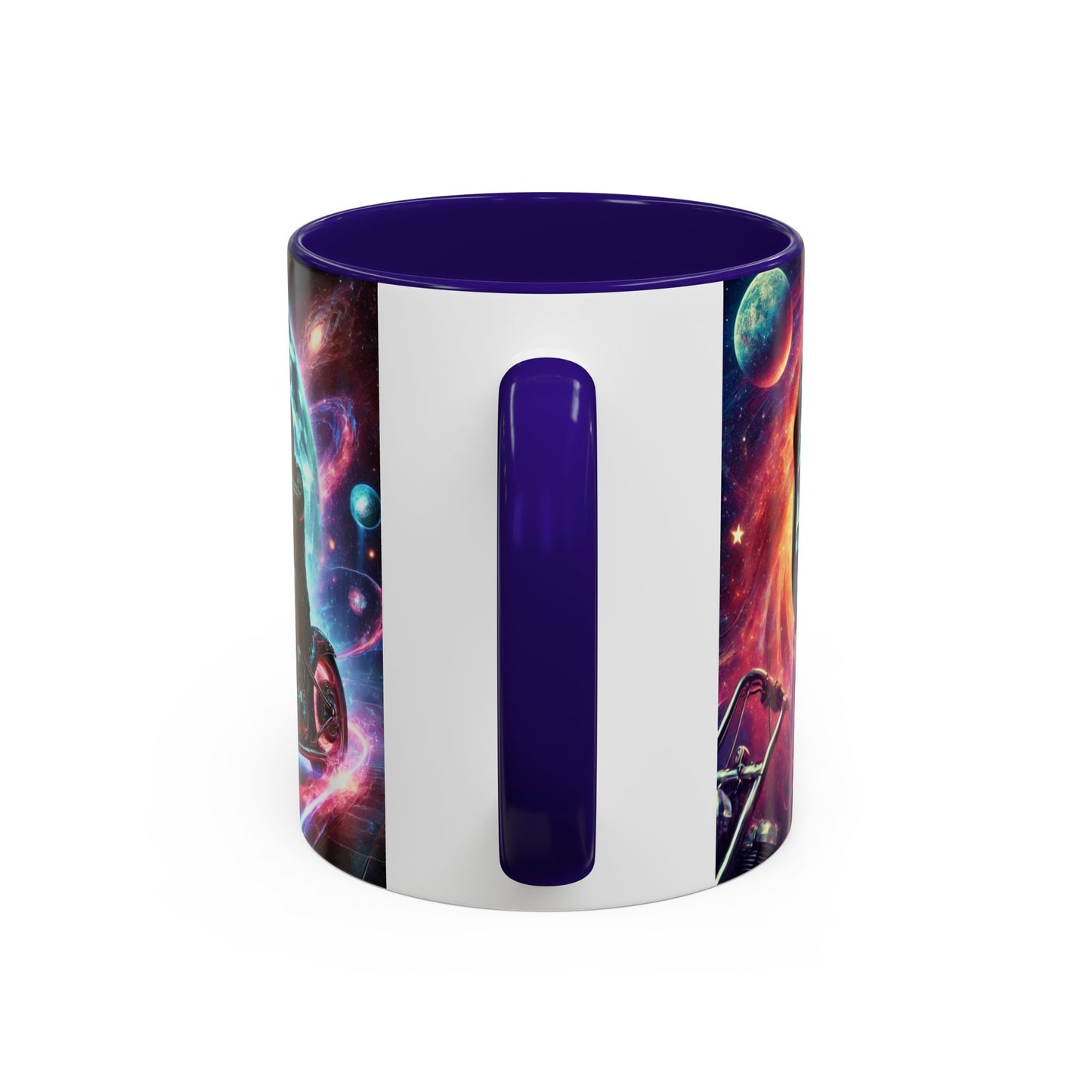 Cosmic Biker Coffee Mug - Colorful 11oz & 15oz