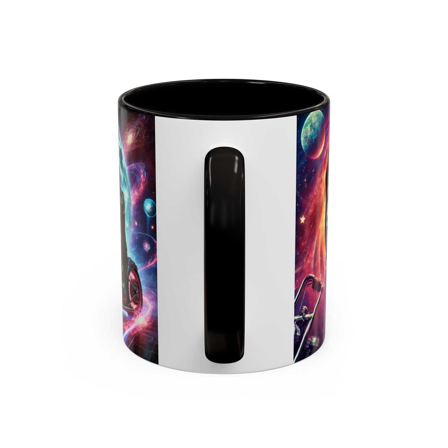 Cosmic Biker Coffee Mug - Colorful 11oz & 15oz