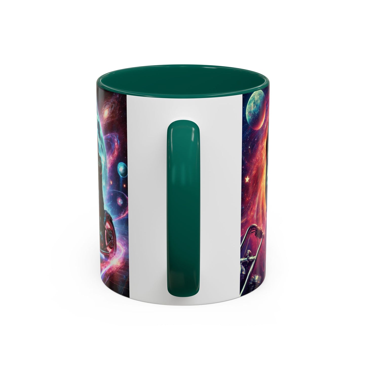 Cosmic Biker Coffee Mug - Colorful 11oz & 15oz