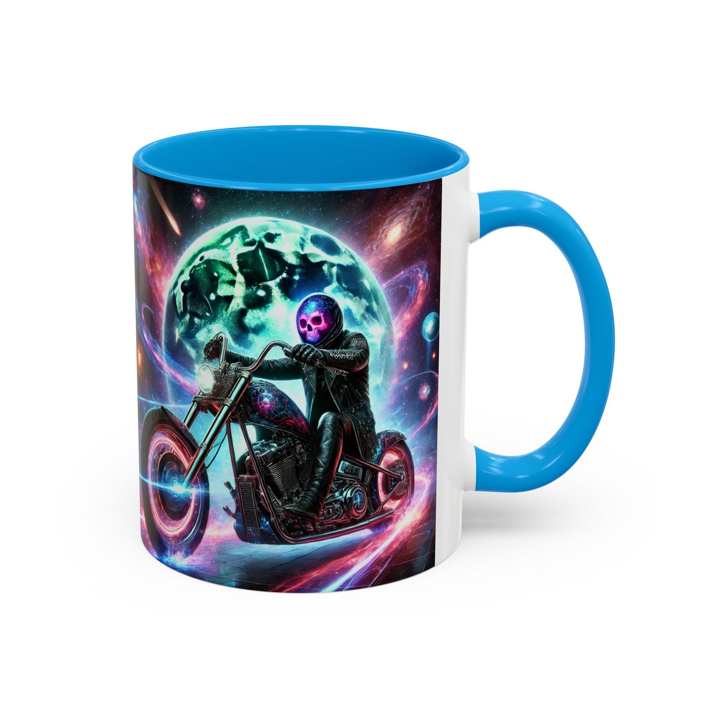 Cosmic Biker Coffee Mug - Colorful 11oz & 15oz