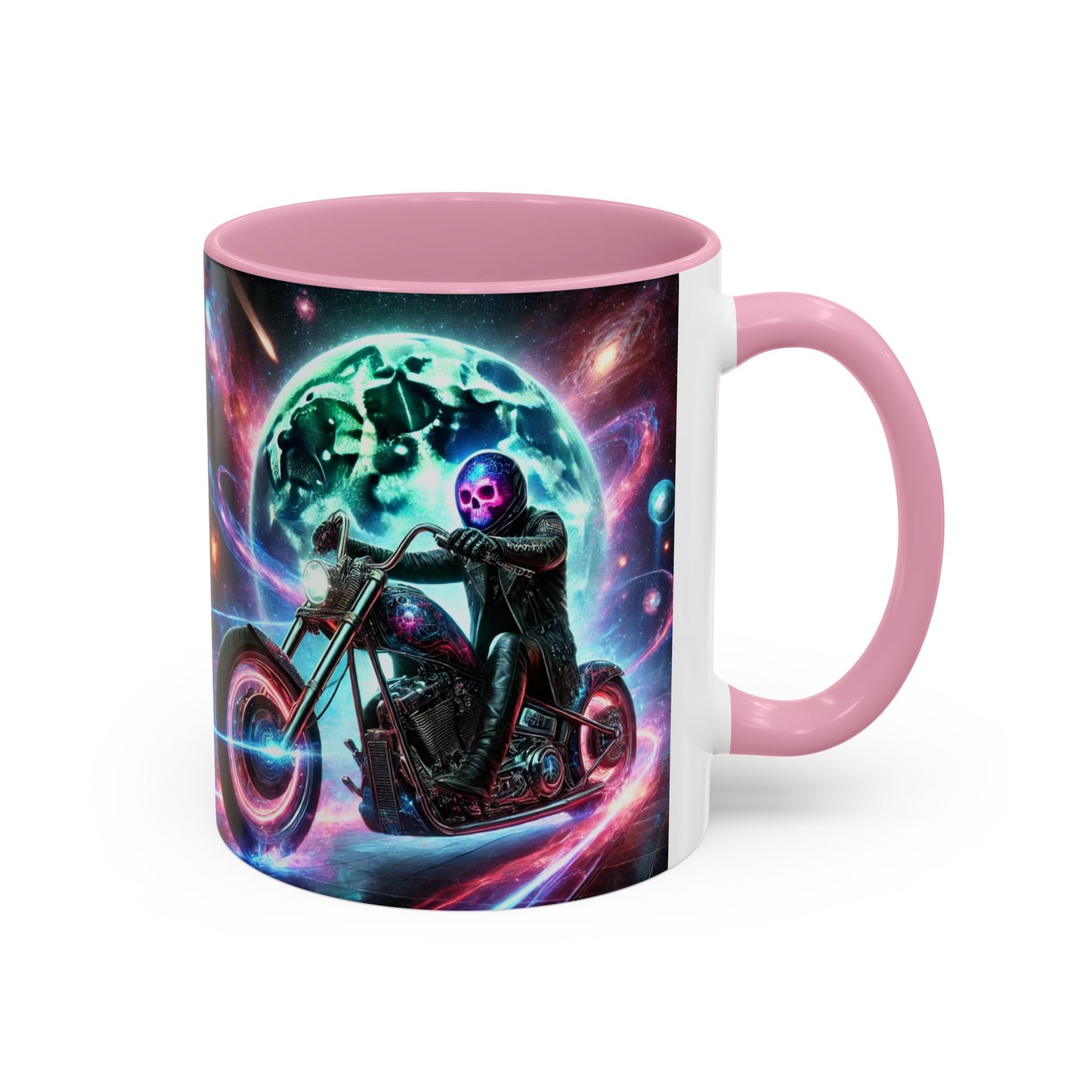 Cosmic Biker Coffee Mug - Colorful 11oz & 15oz